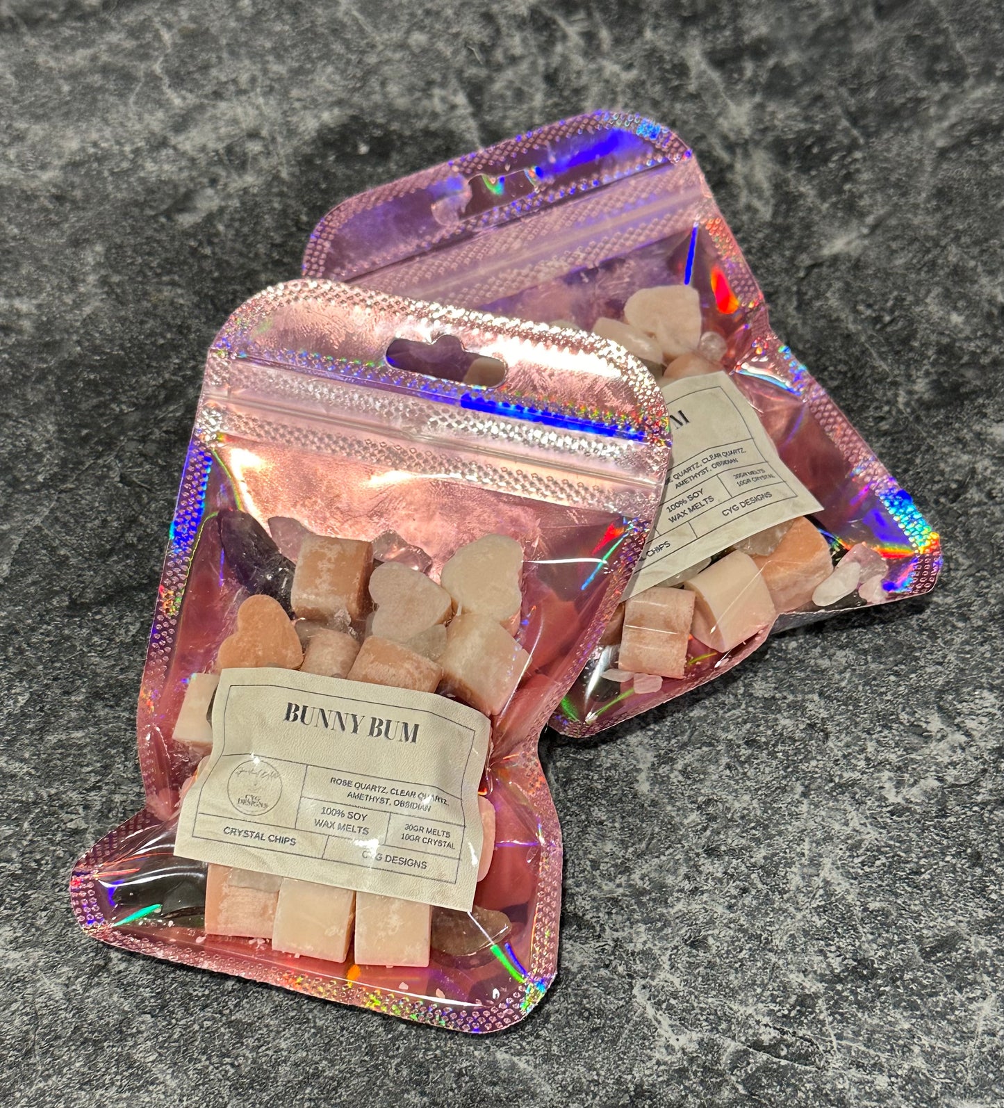 Bunny Bum & Crystals