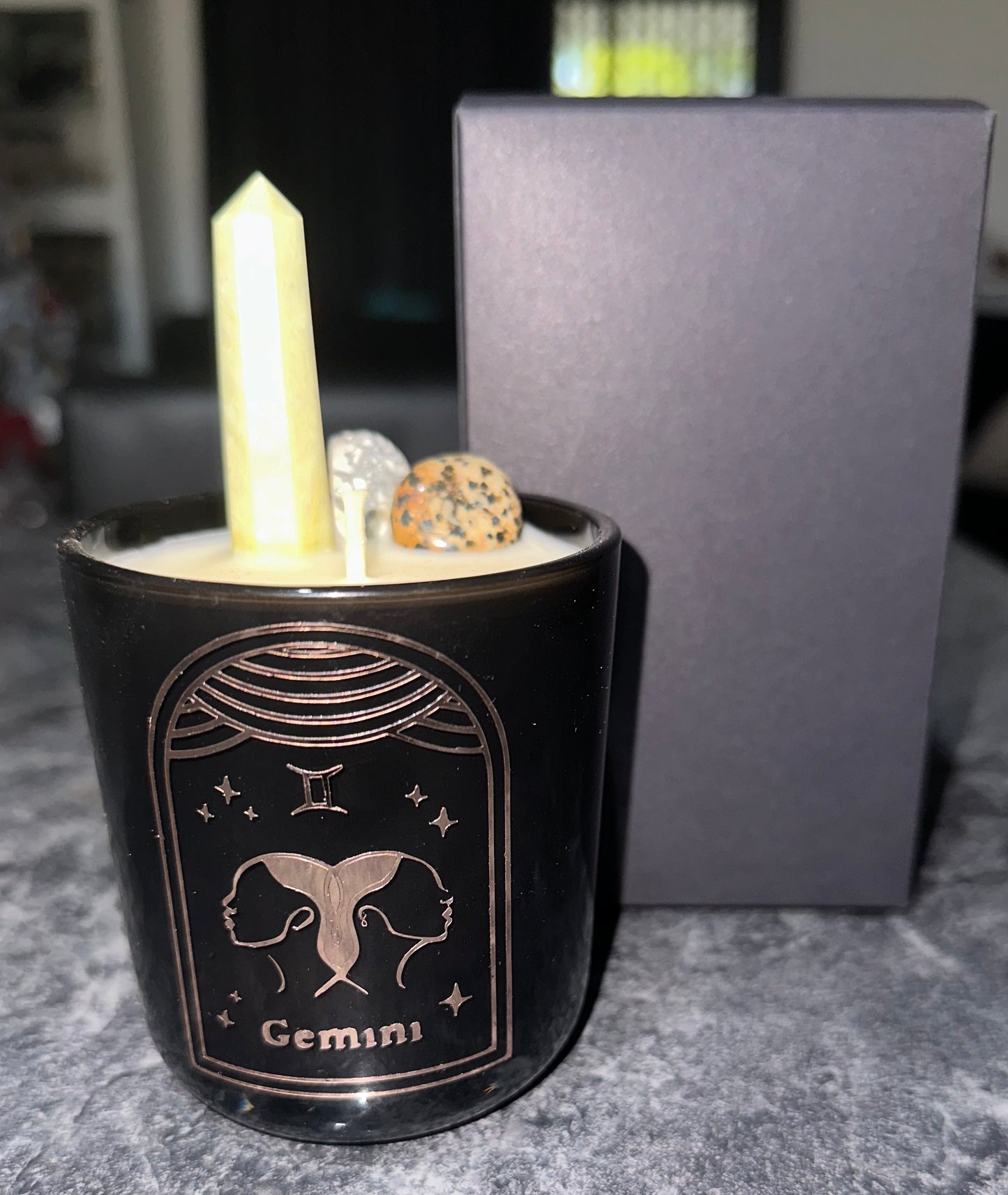 Gemini Zodiac Candle