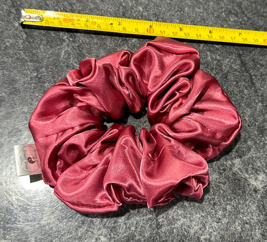 Crystal Infused Satin Scrunchie