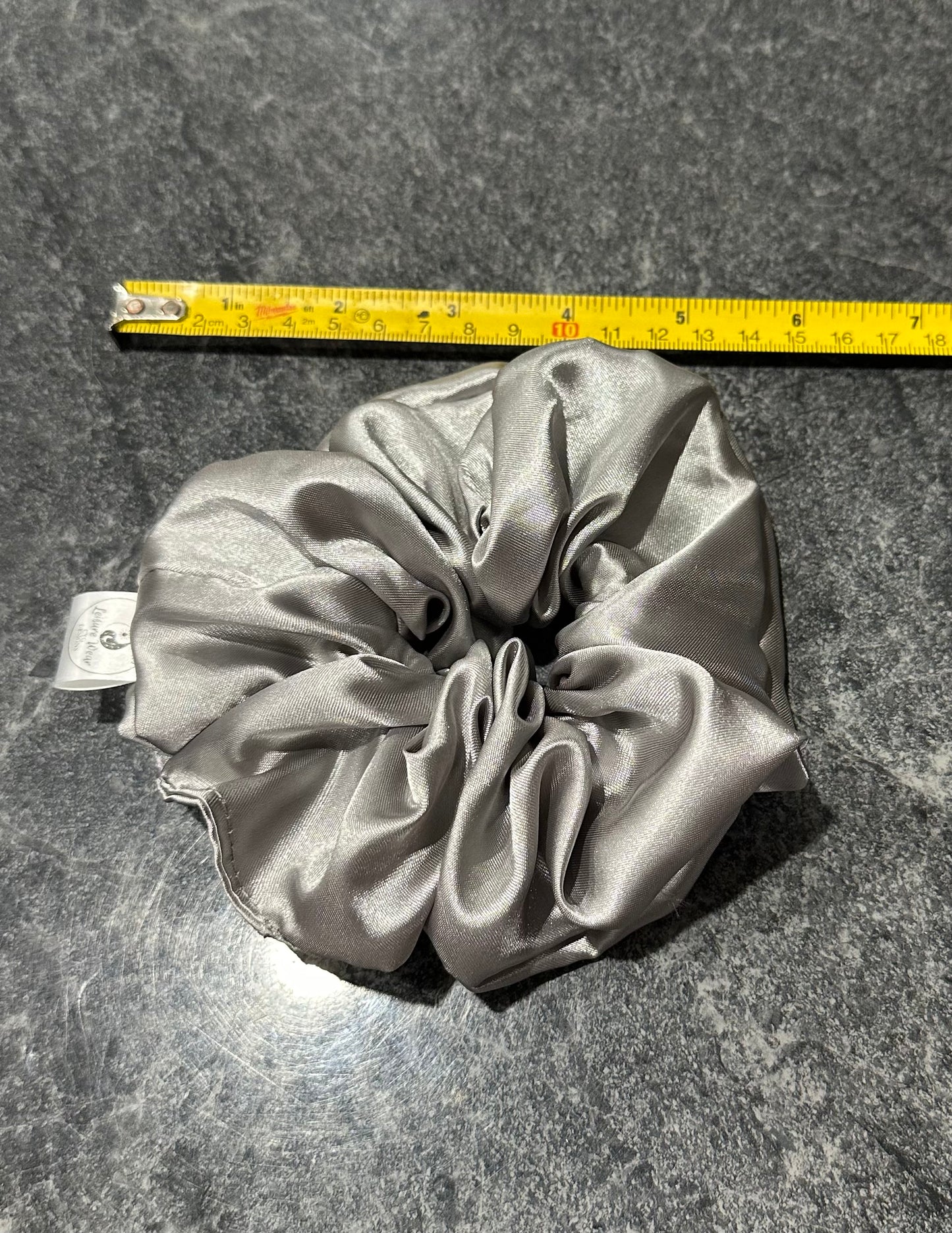 Crystal Infused Satin Scrunchie