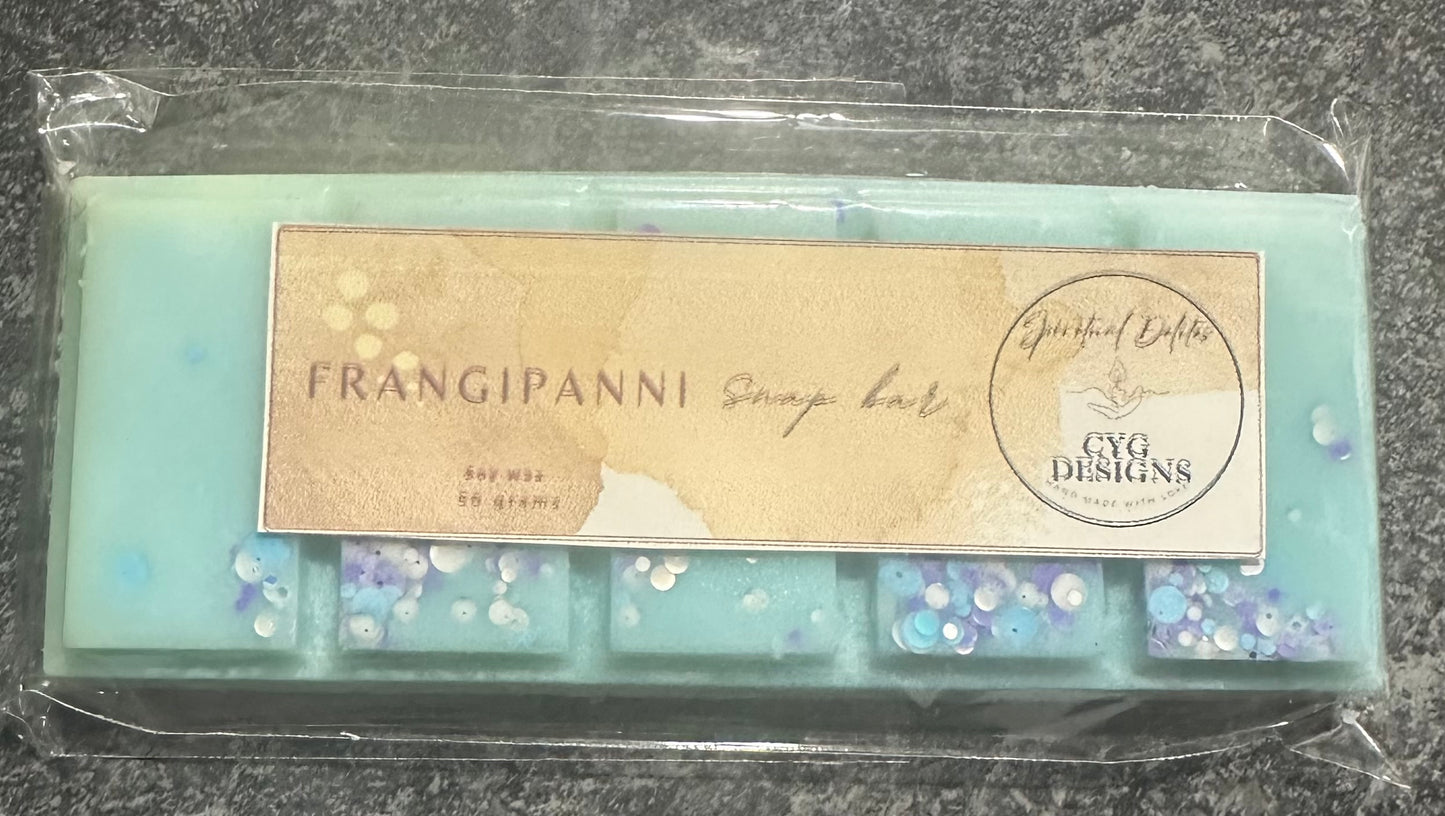 Frangipani Soy Wax Snap Bar
