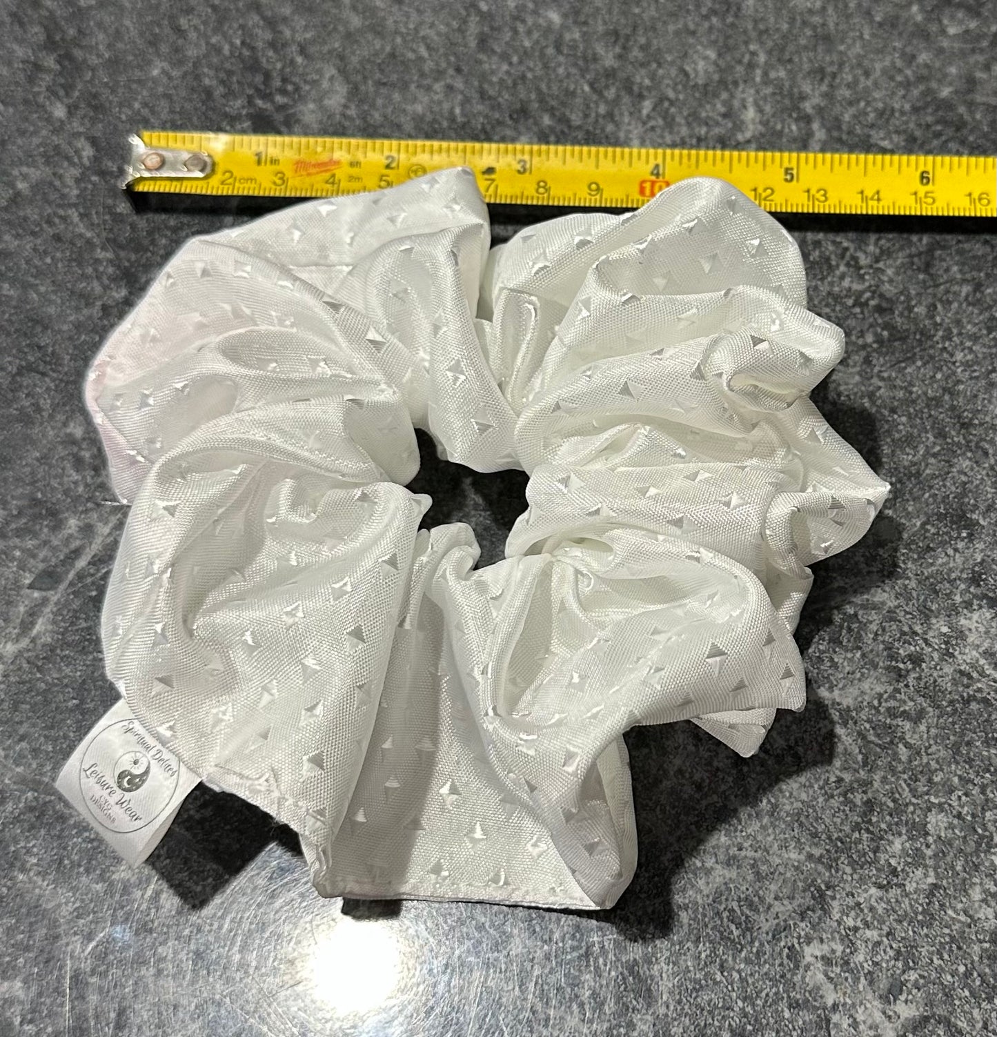 Crystal Infused Satin Scrunchie