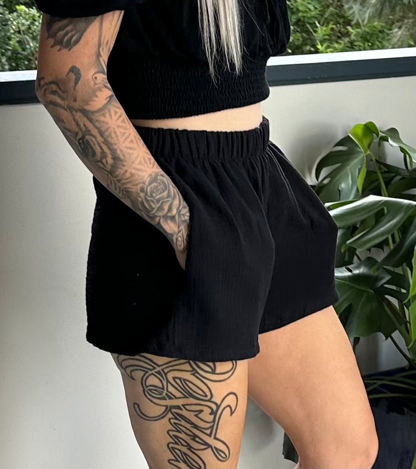 Crystal Infused Shorty Shorts