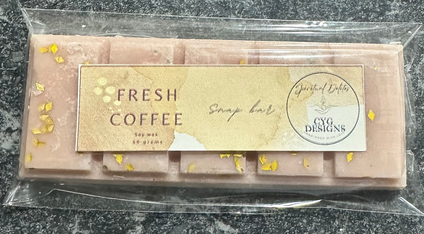 Fresh Coffee Soy Wax Snap Bar