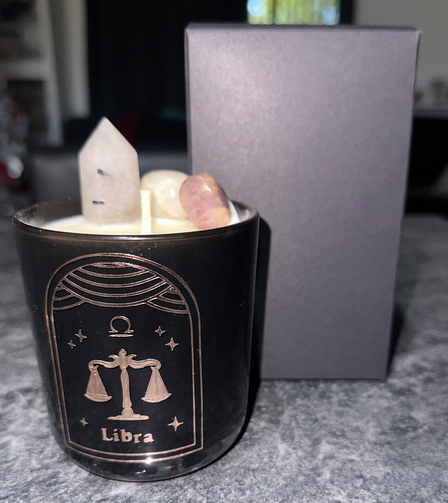 Libra Zodiac Candle