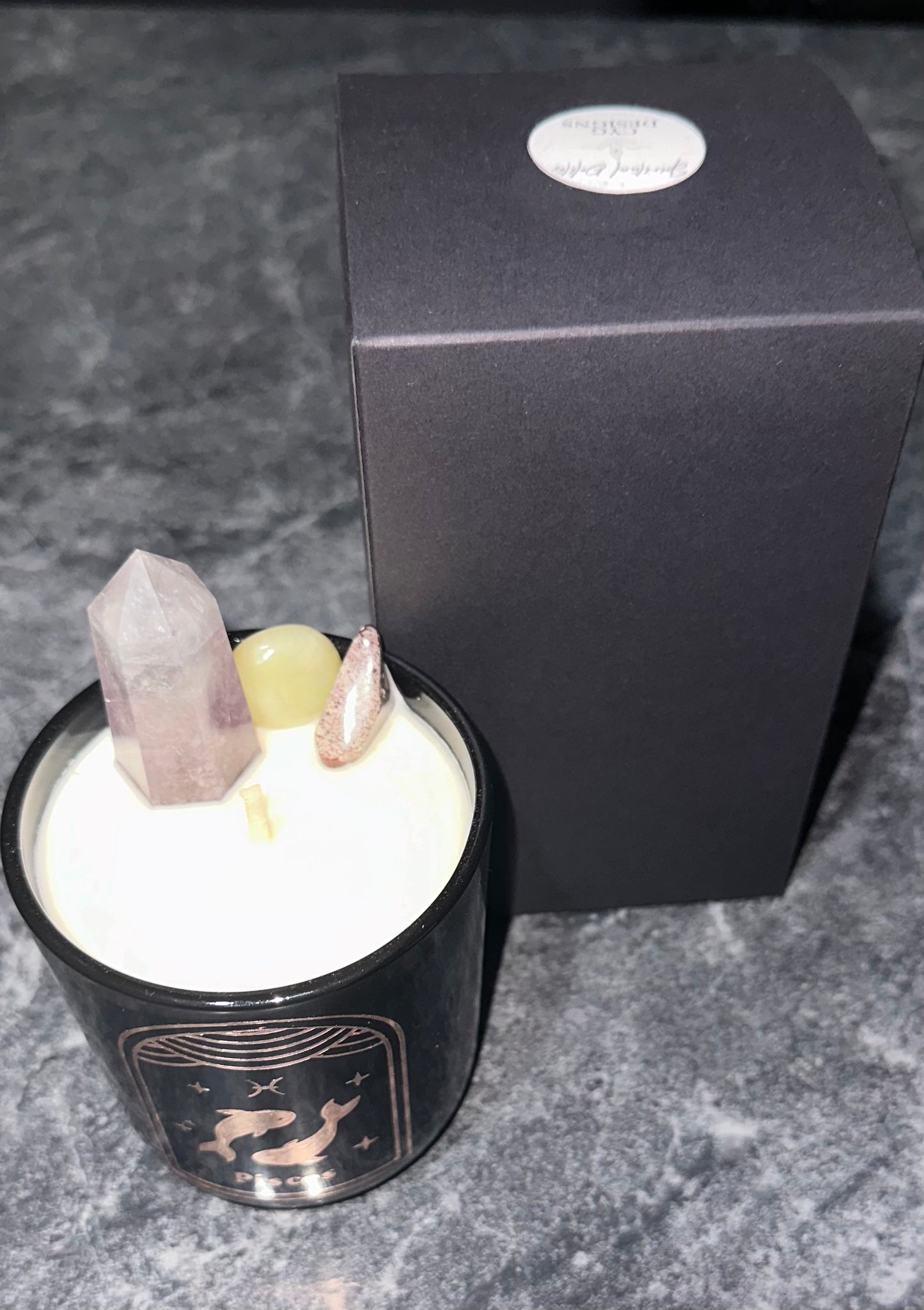 Pisces Zodiac Candle