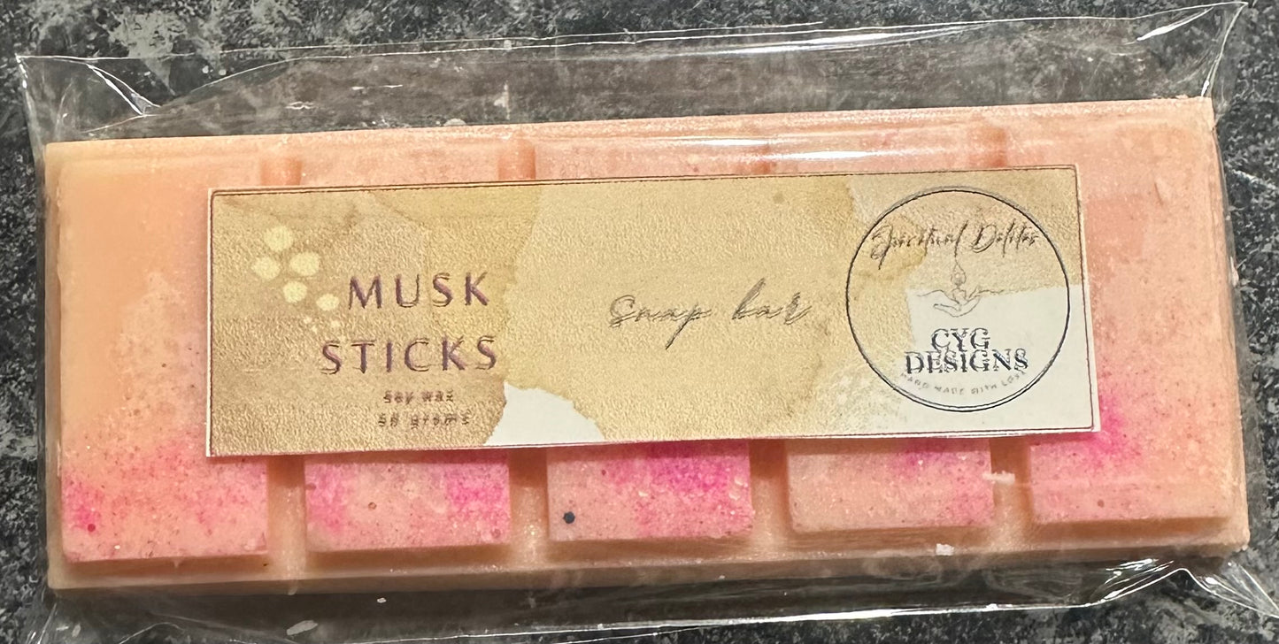 Musk Sticks Soy Wax Snap Bar
