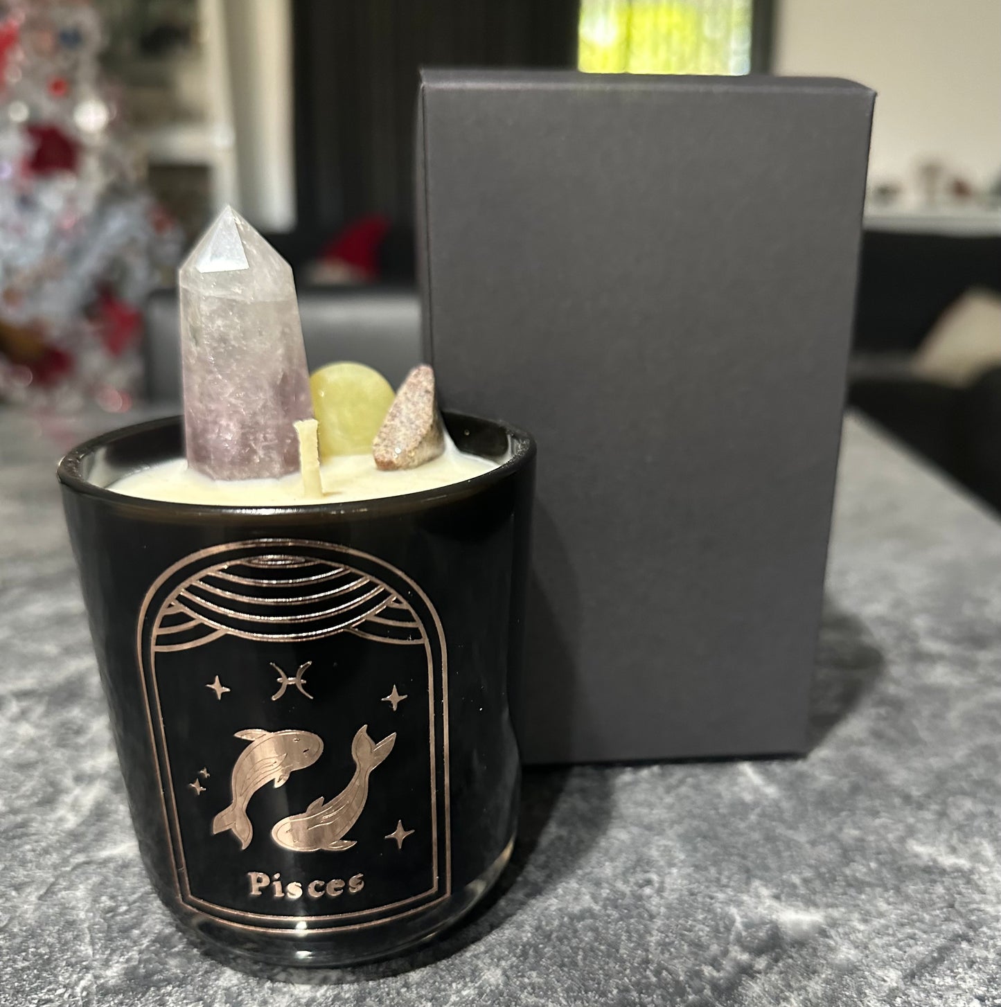 Pisces Zodiac Candle