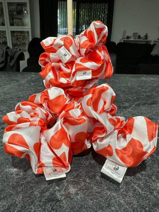 Crystal Infused Satin Scrunchie