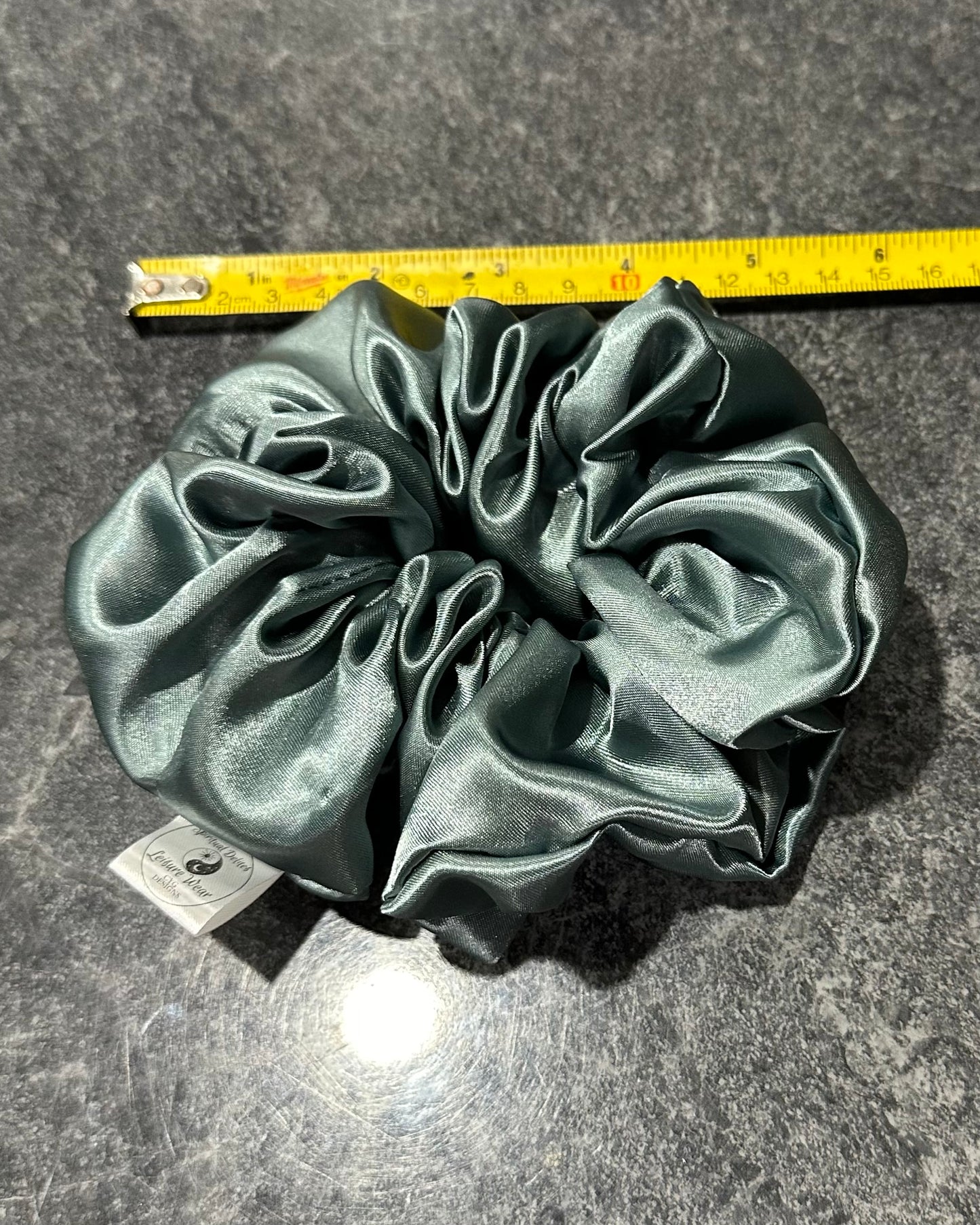 Crystal Infused Satin Scrunchie