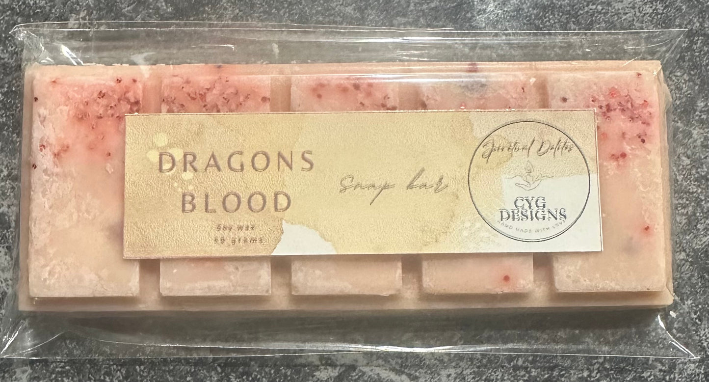 Dragon’s Blood Soy Wax Snap Bar