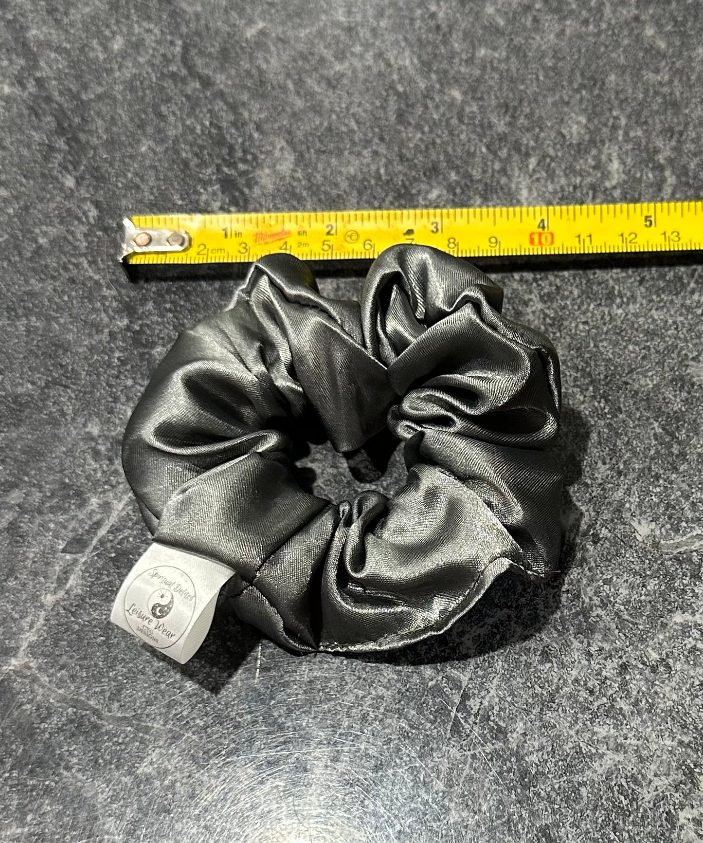 Crystal Infused Satin Scrunchie