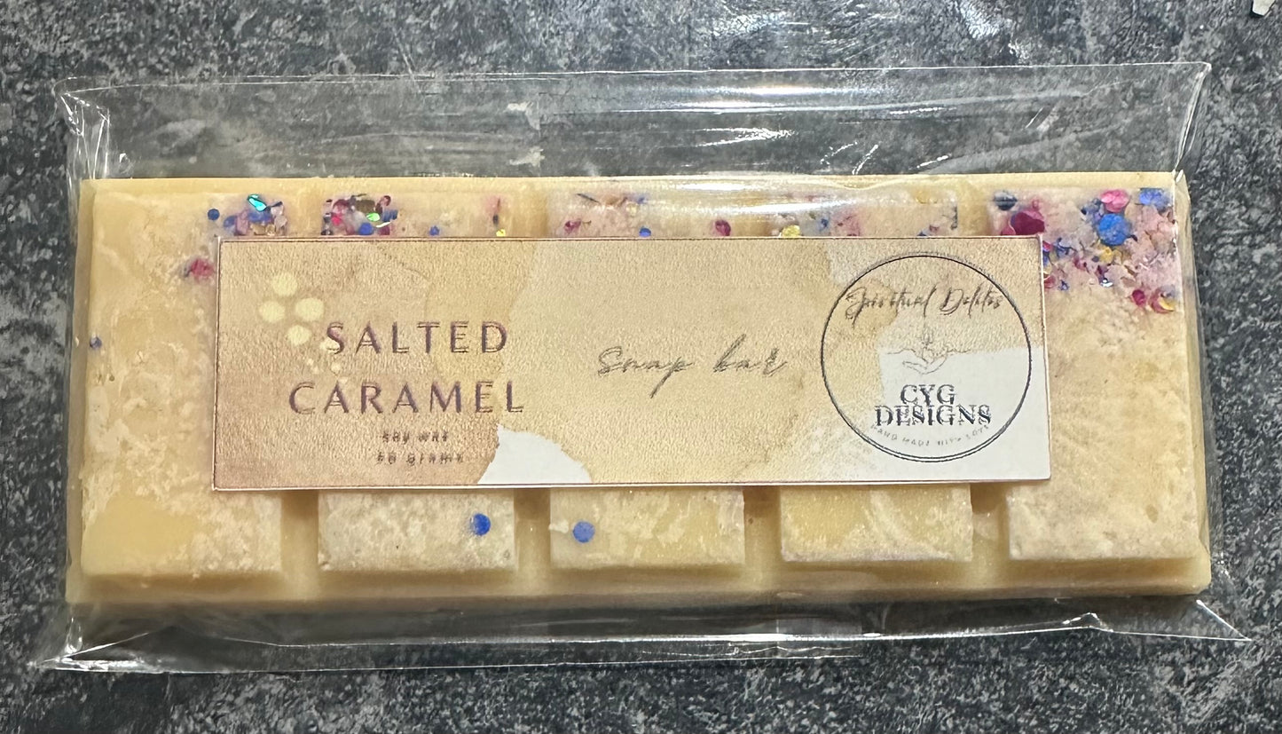 Salted Caramel Soy Wax Snap Bar