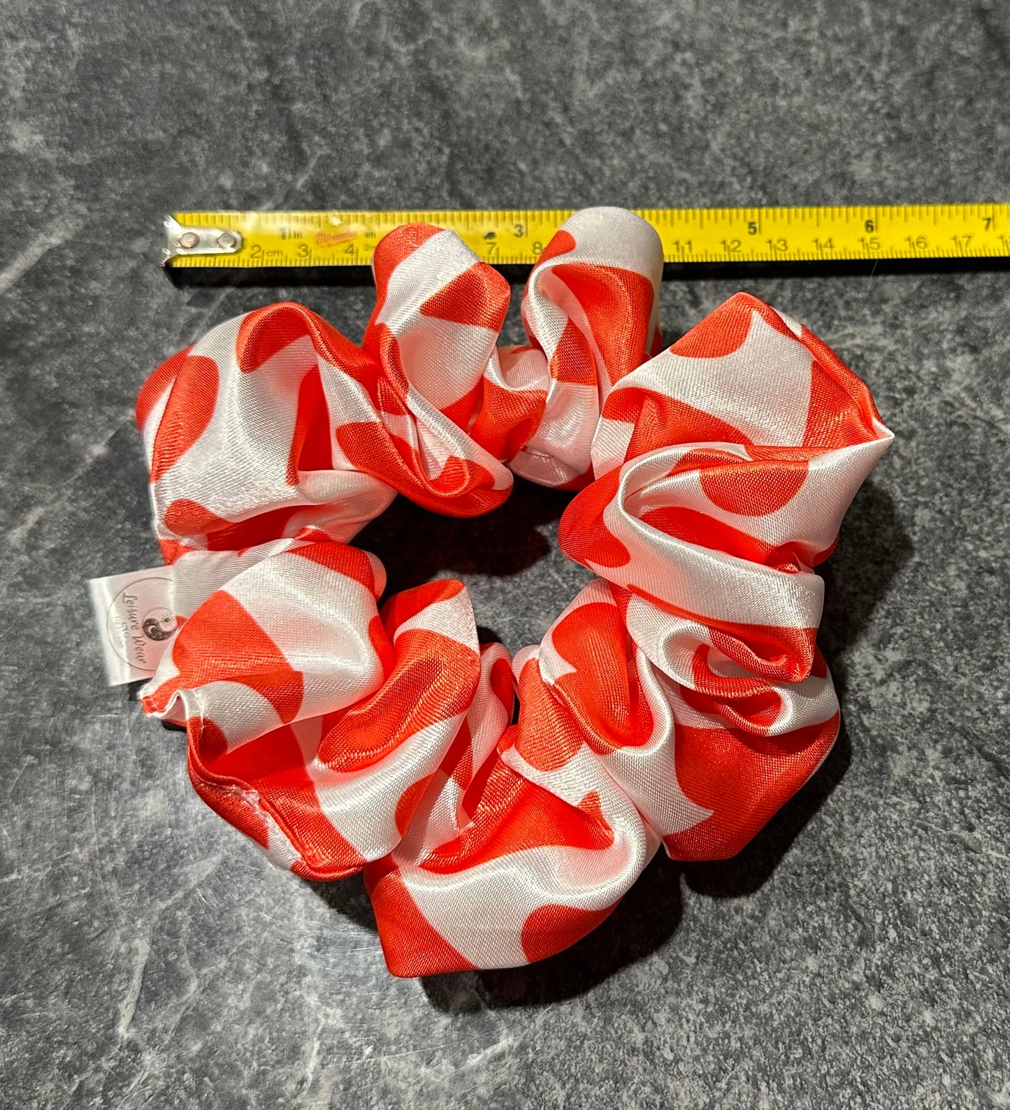 Crystal Infused Satin Scrunchie