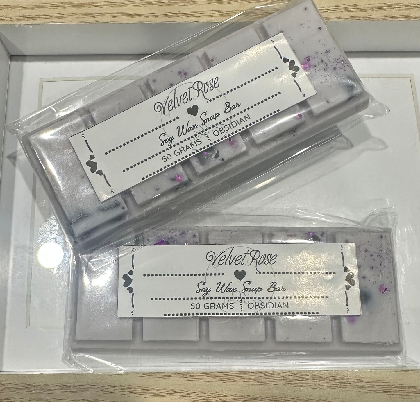 Velvet Rose Soy Wax Snap Bar