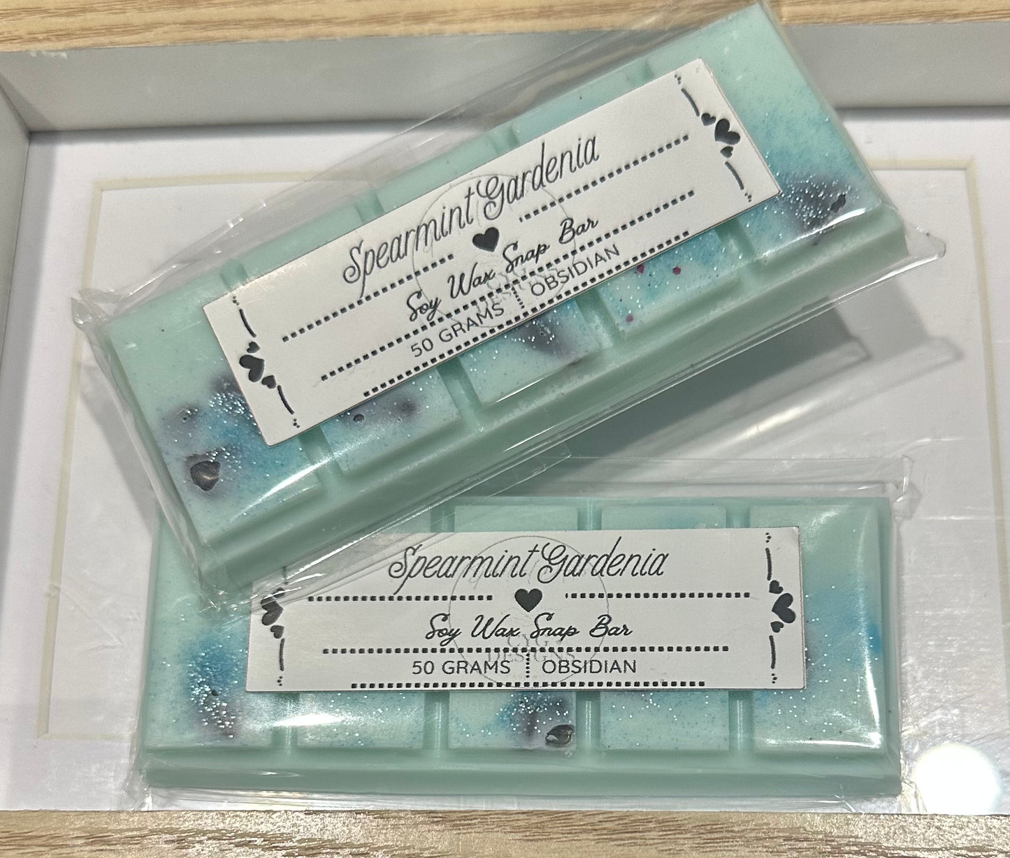 Spearmint Gardenia Soy Wax Snap Bar