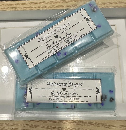 Valentines Bouquet Soy Wax Snap Bar