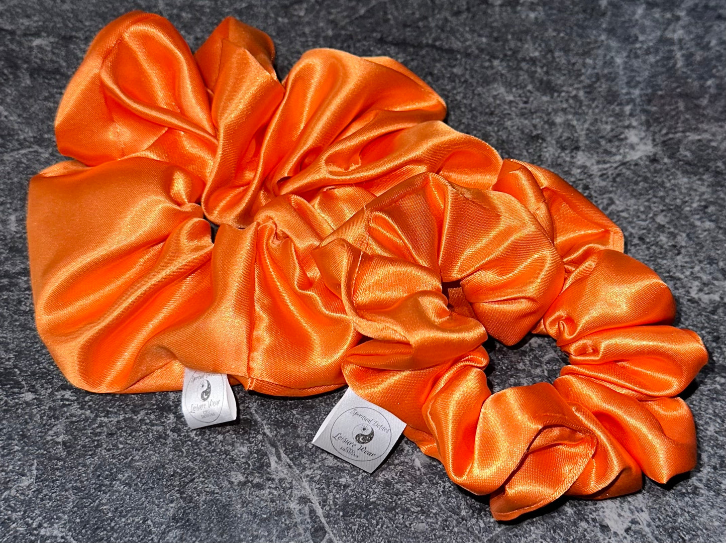 Crystal Infused Satin Scrunchie