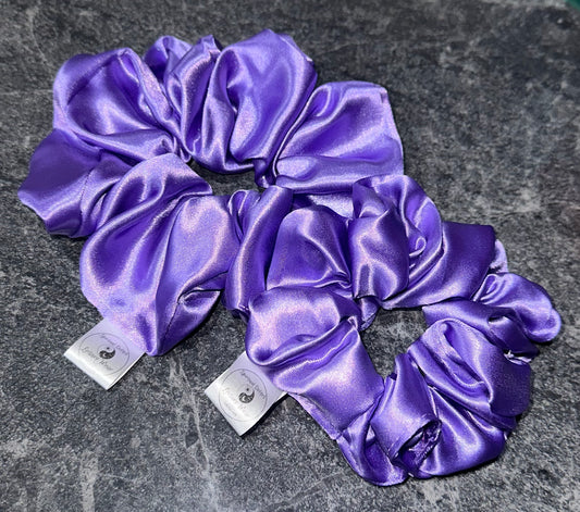Crystal Infused Satin Scrunchie