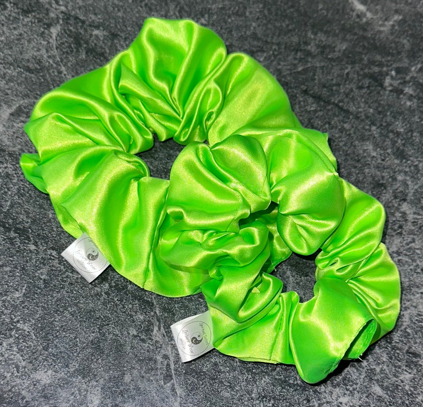 Crystal Infused Satin Scrunchie