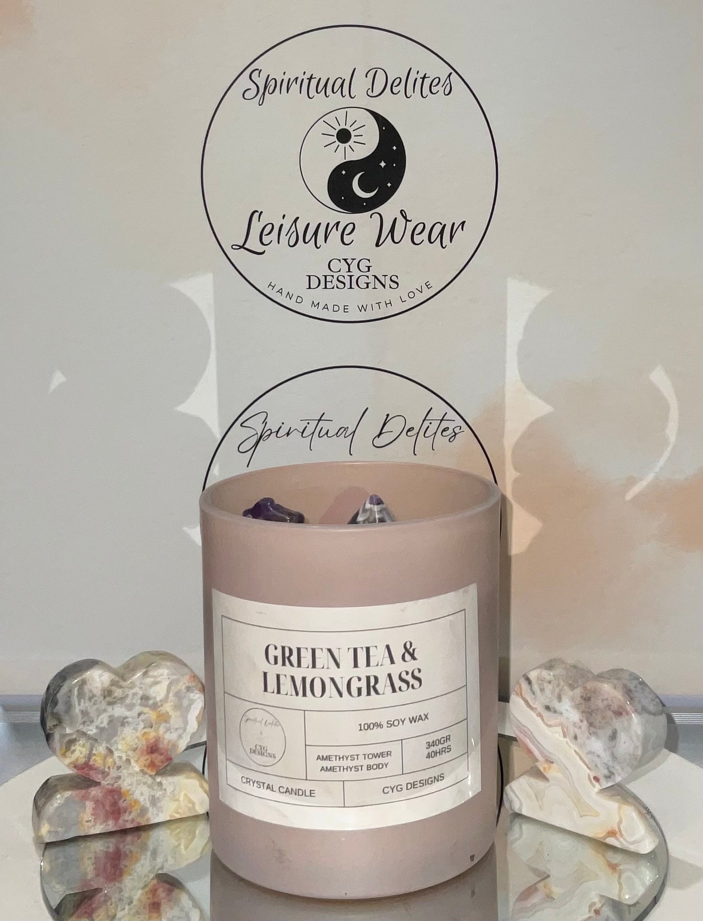 Relax Green Tea & Lemongrass Candle