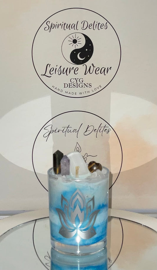 Spearmint Gardenia Mystery Crystal Bracelet