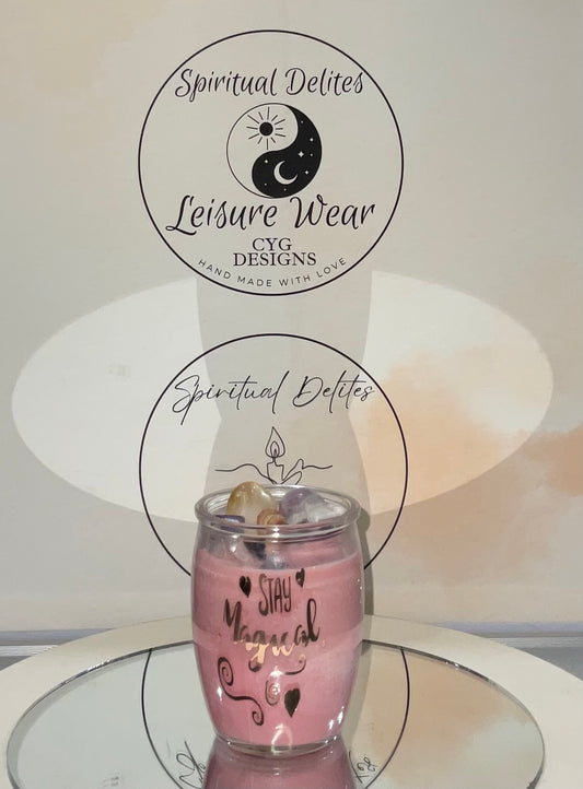 Amethyst Snail Candle - Vanilla Bean & Marshmallow