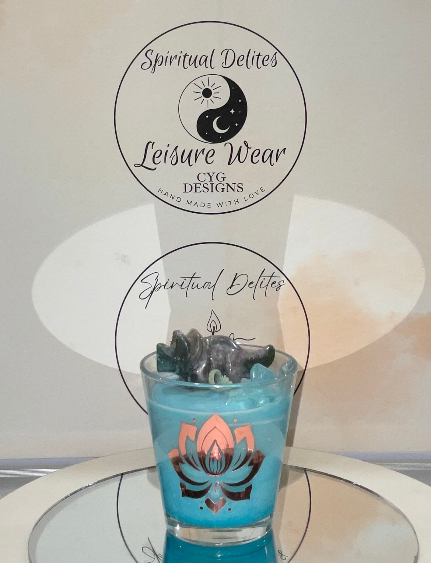 Frangipani Dino Candle