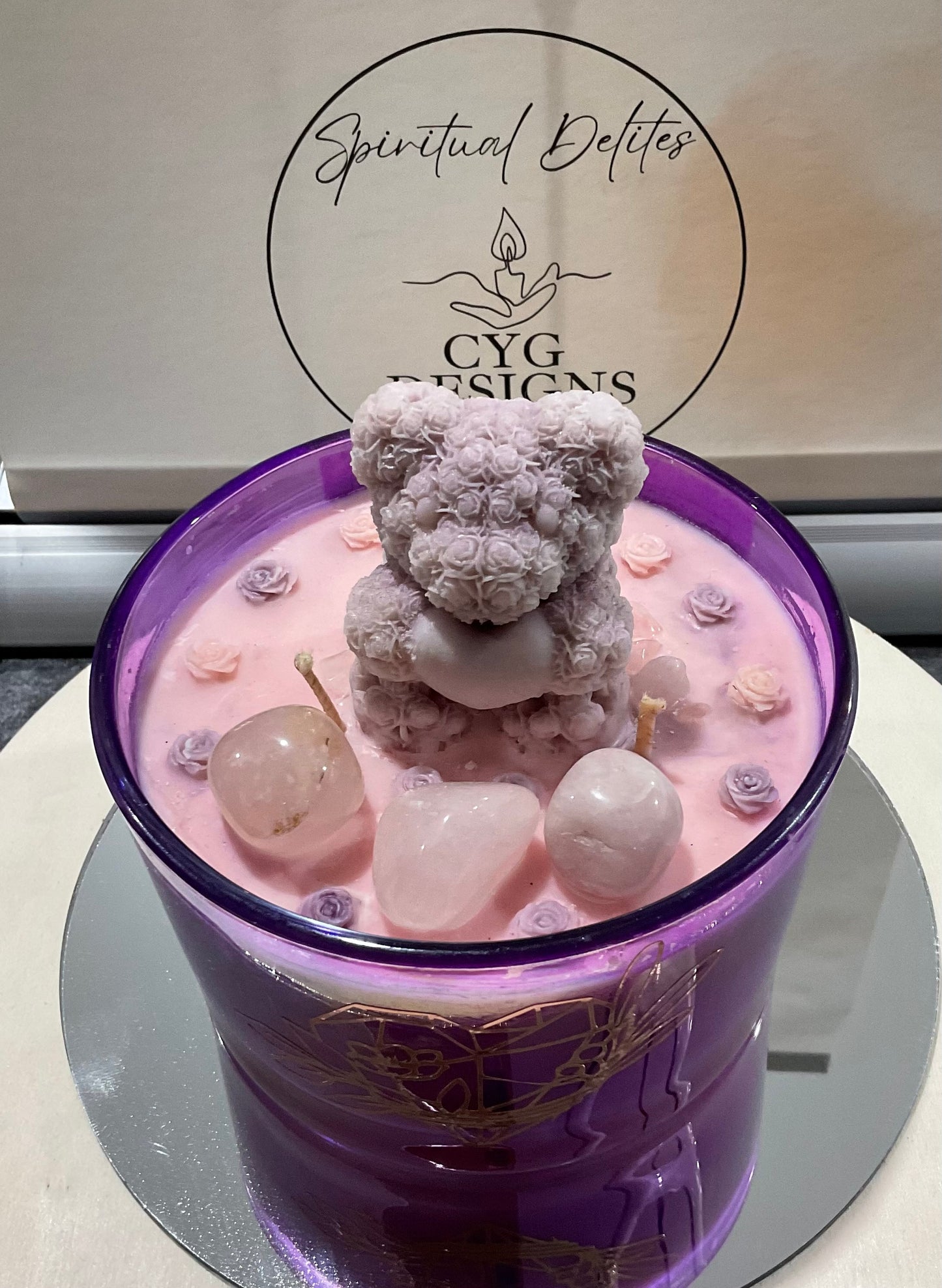 Champagne & Strawberries Bowl Candle