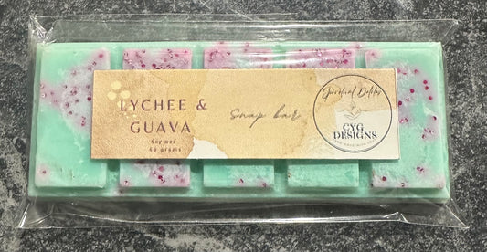 Lychee & Guava Soy Wax Snap Bar