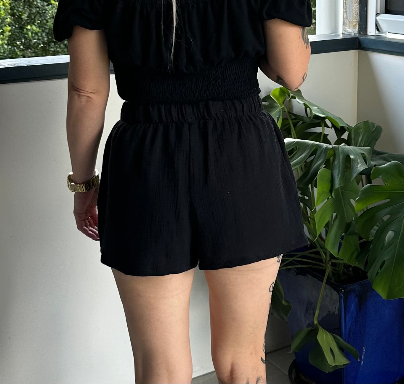 Crystal Infused Shorty Shorts