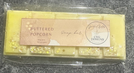 Buttered Popcorn Soy Wax Snap Bar