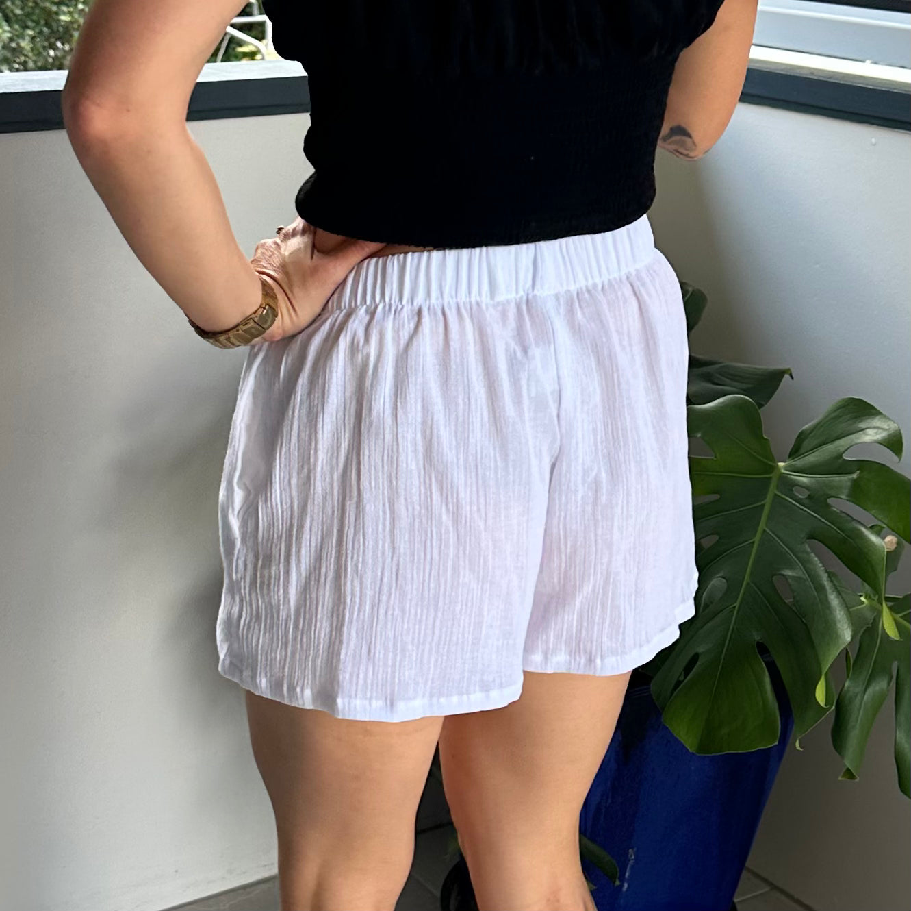 Crystal Infused Shorty Shorts