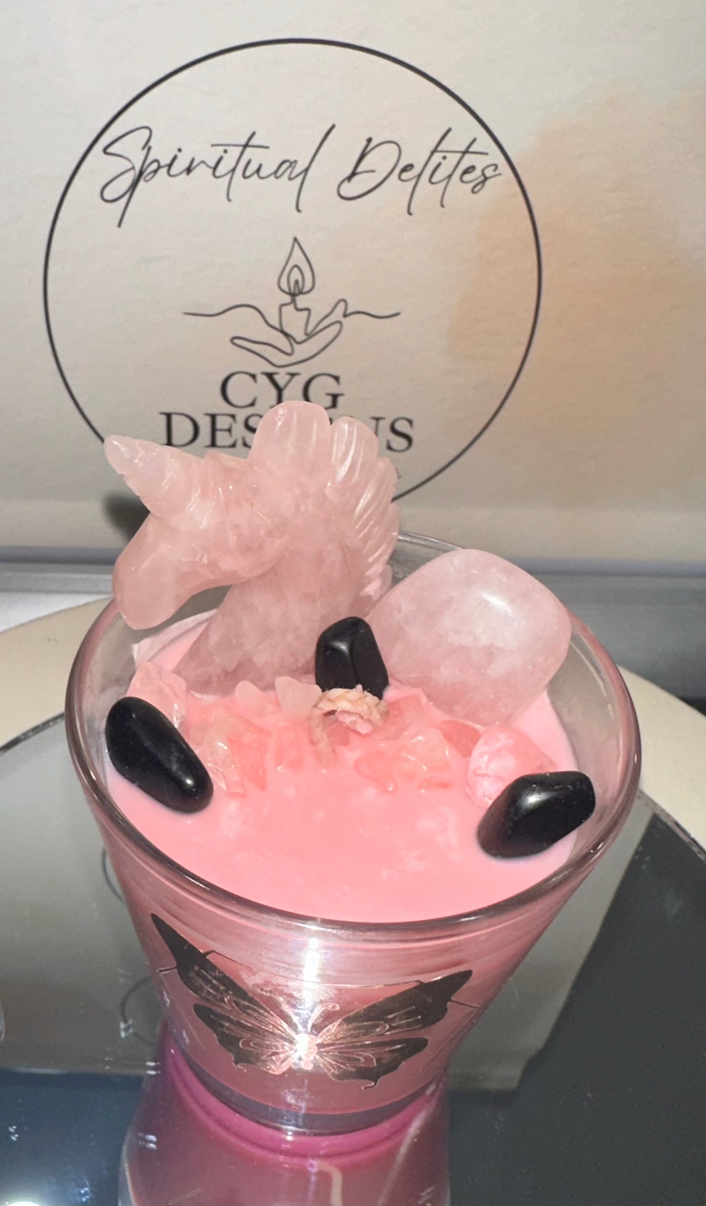 Unicorn Love Candle - Valentine Bouquet