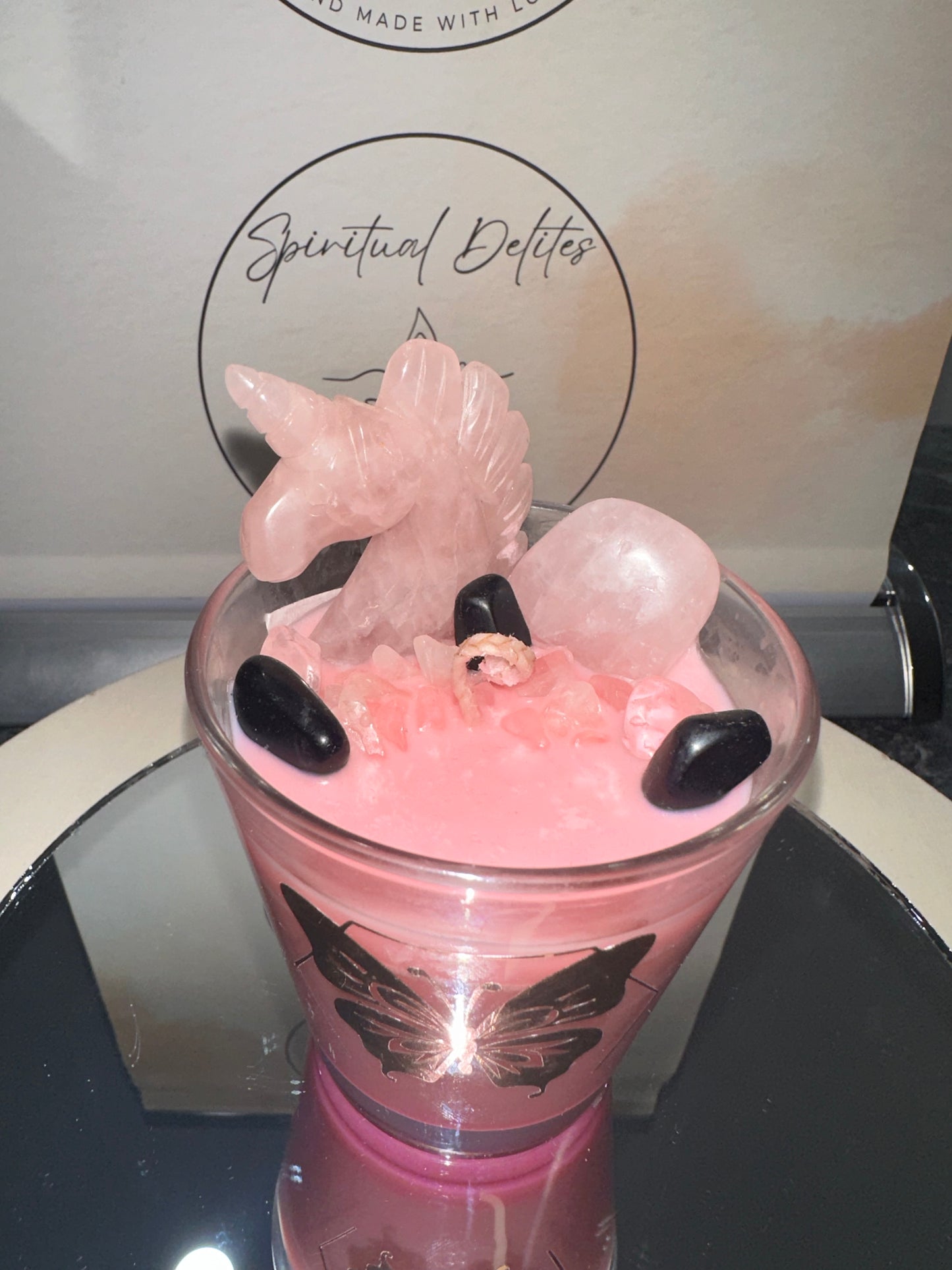 Unicorn Love Candle - Valentine Bouquet