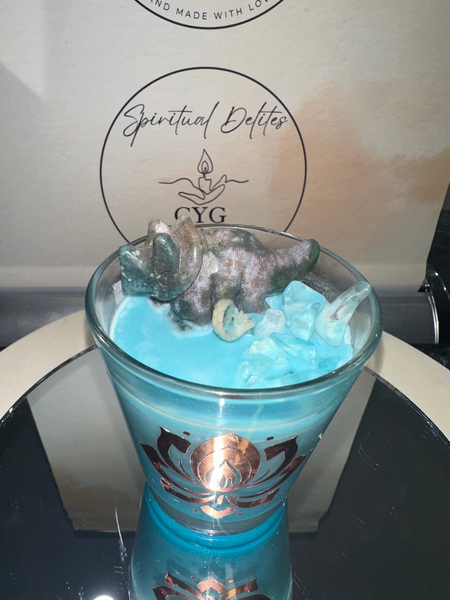 Frangipani Dino Candle