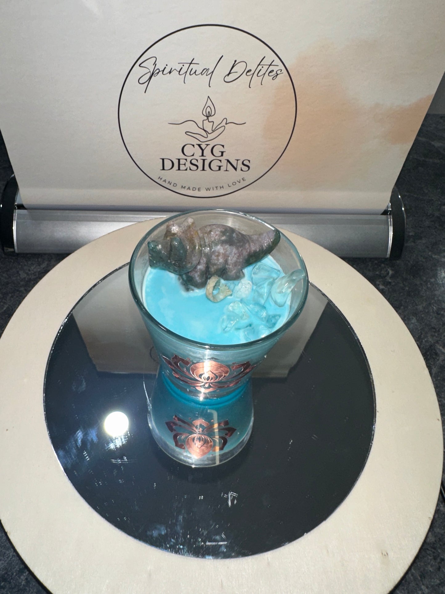 Frangipani Dino Candle