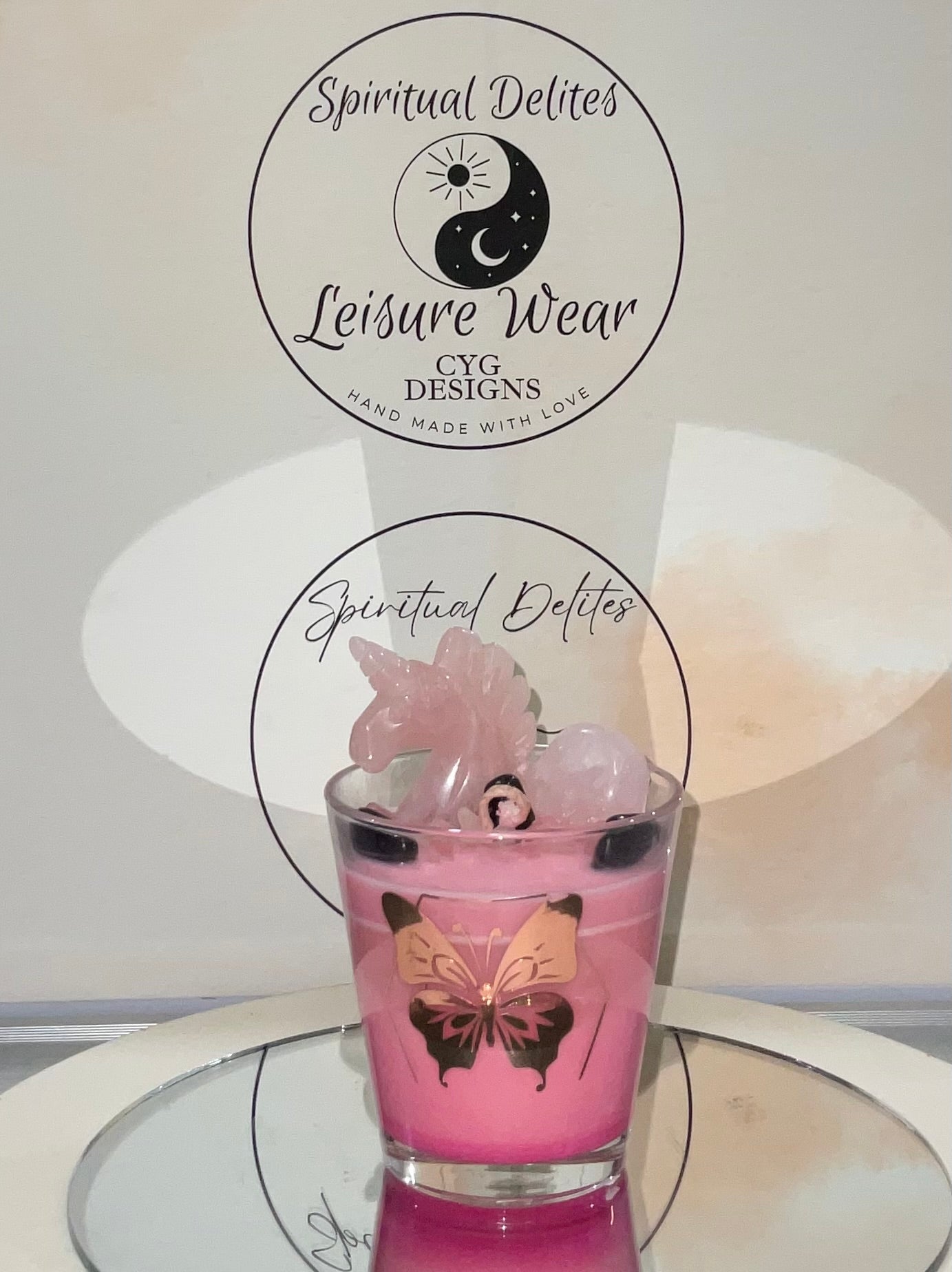 Unicorn Love Candle - Valentine Bouquet